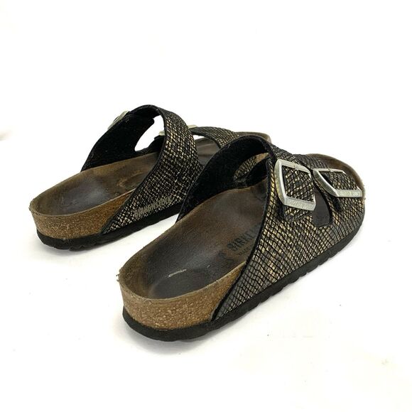 BIRKENSTOCK Arizona Birko-Flor Shiny Python Sandals Women’s Size 40 (US 9-9.5) - Picture 10 of 16